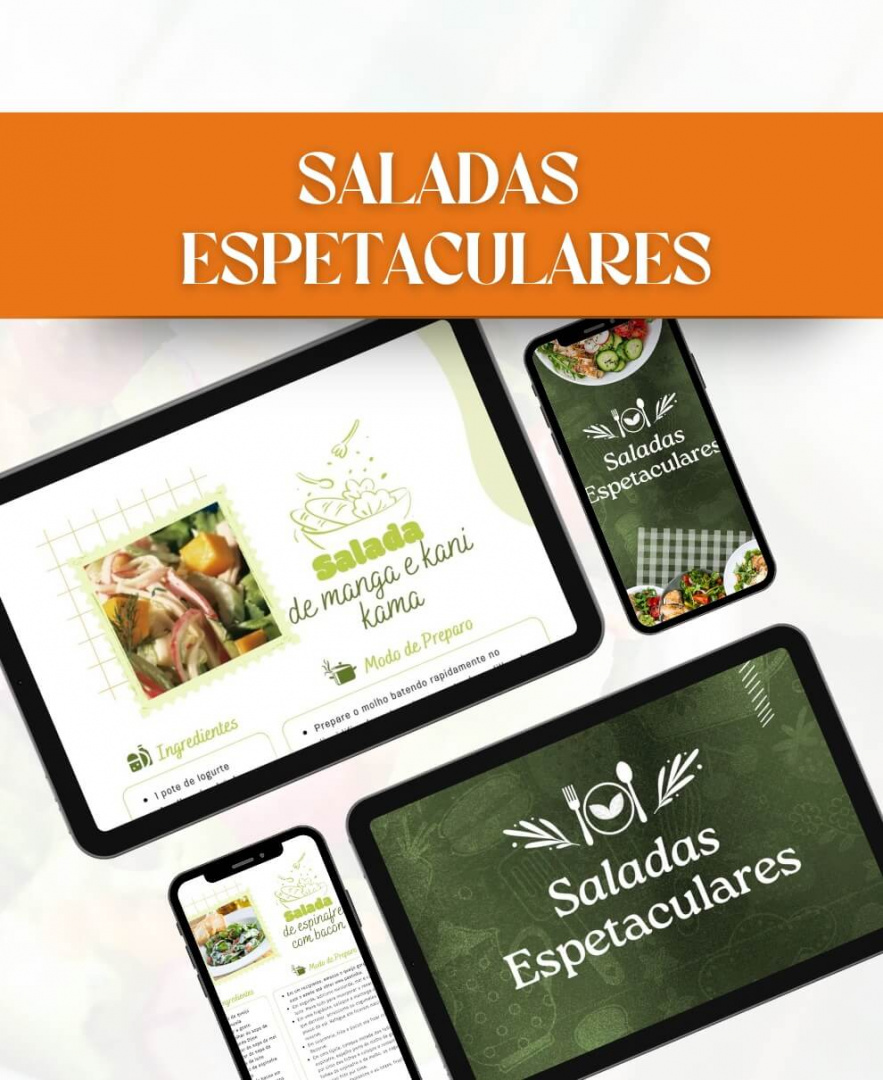 livro digital ebook saladas espetaculares misturas do bem