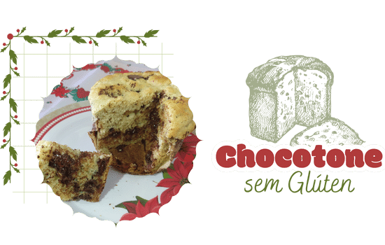 receita cozinha natal chocotone sem glúten